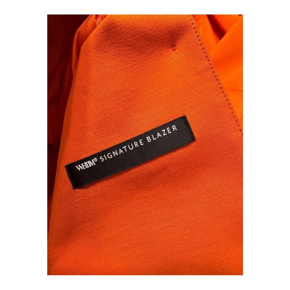 White House Black Market Bold Orange suit size 16 - Picture 6 of 15